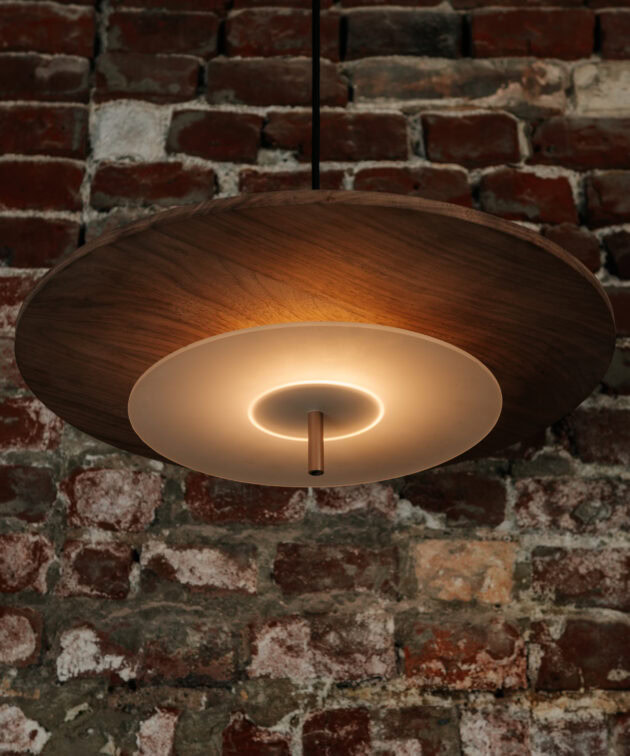 Alternative view of Aeroplan Wood Pendant